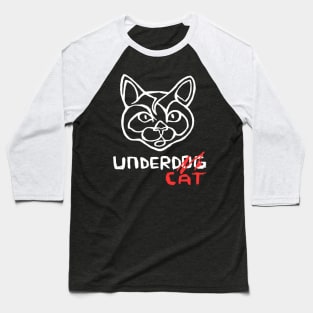 Funny Cat Joke, Undercat Vs Underdog Baseball T-Shirt